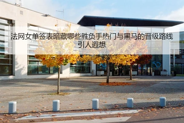 法网女单签表暗藏哪些胜负手热门与黑马的晋级路线引人遐想